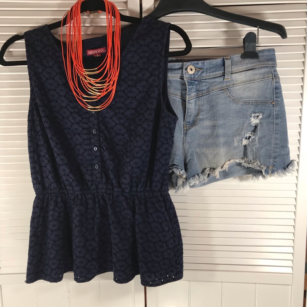 Merona Eyelet Top